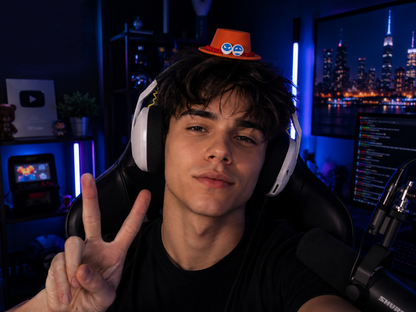 One Piece Hat Headphone Attachment