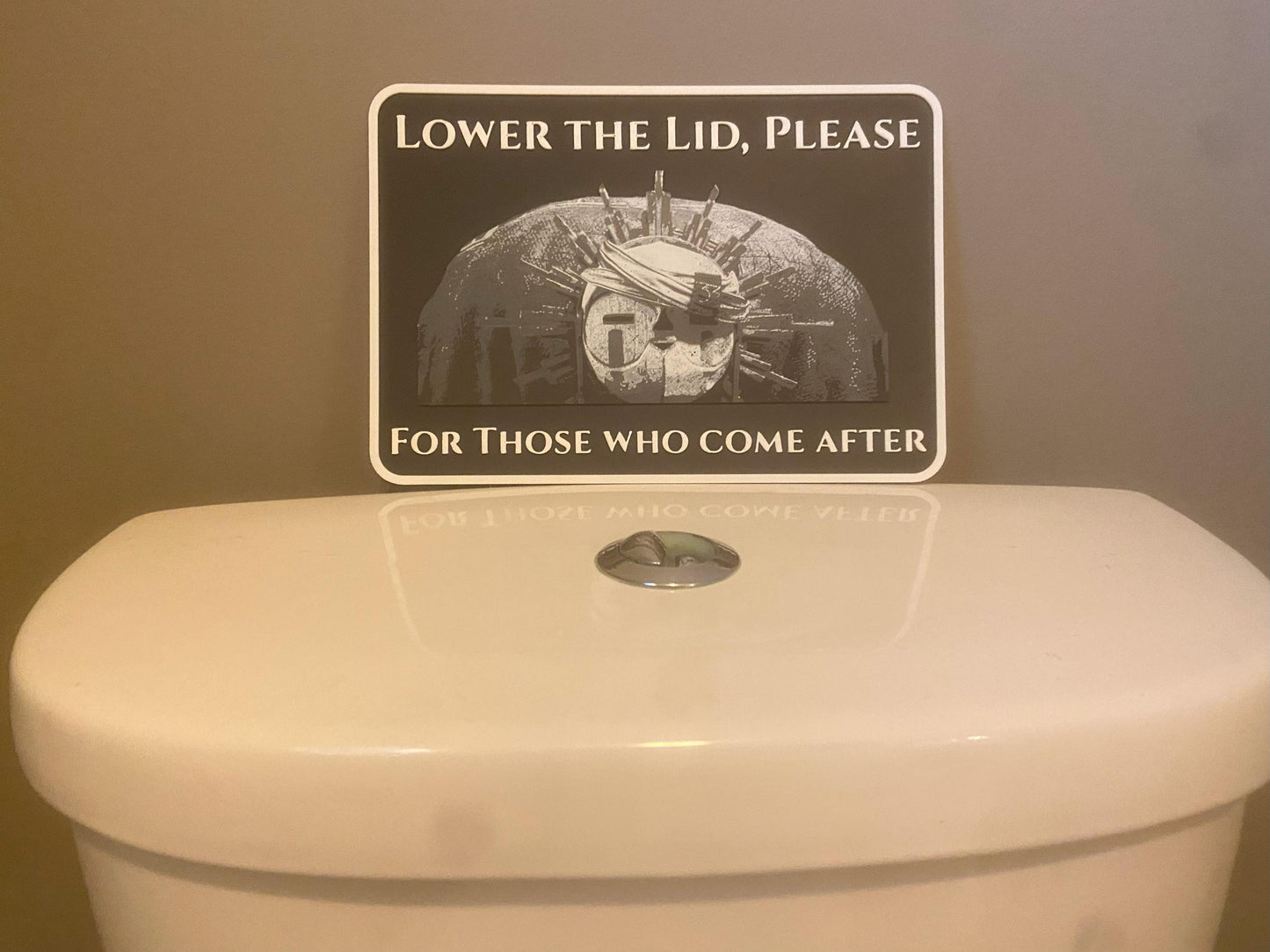 For Those Who Come After Bathroom Sign | Funny Bathroom Sign | Gamer Decor | Expedition 33 inspired