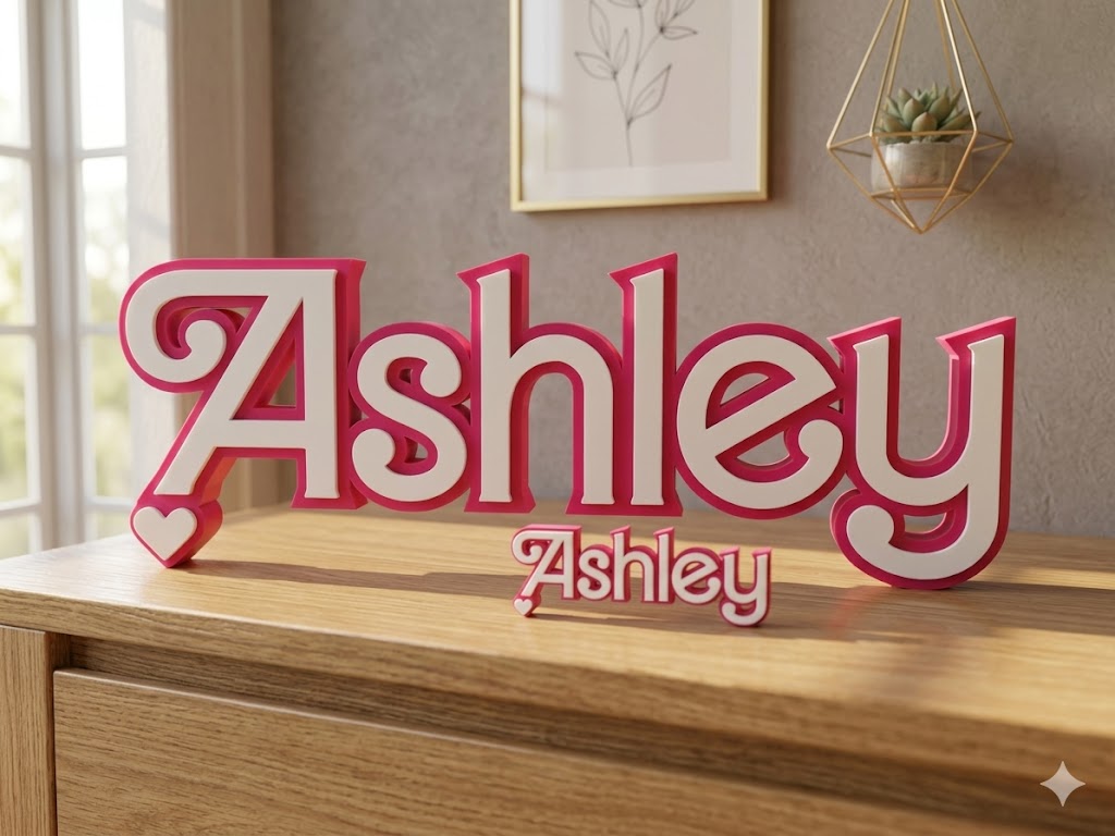 Custom Doll Style Nameplate