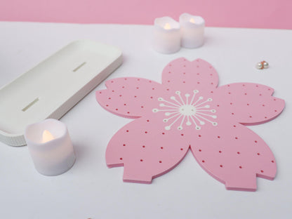 Sakura Earrings and Pin Stand