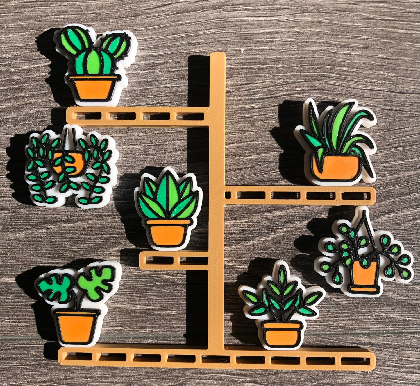 House Plant Fridge Magnet Set