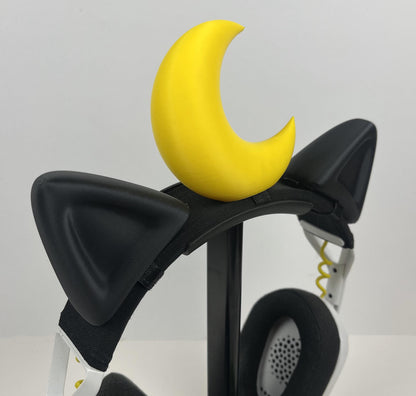 Cute Cat Ear Headphone Attachment | Cat Cosplay Ears | Gaming and Streaming Accessory