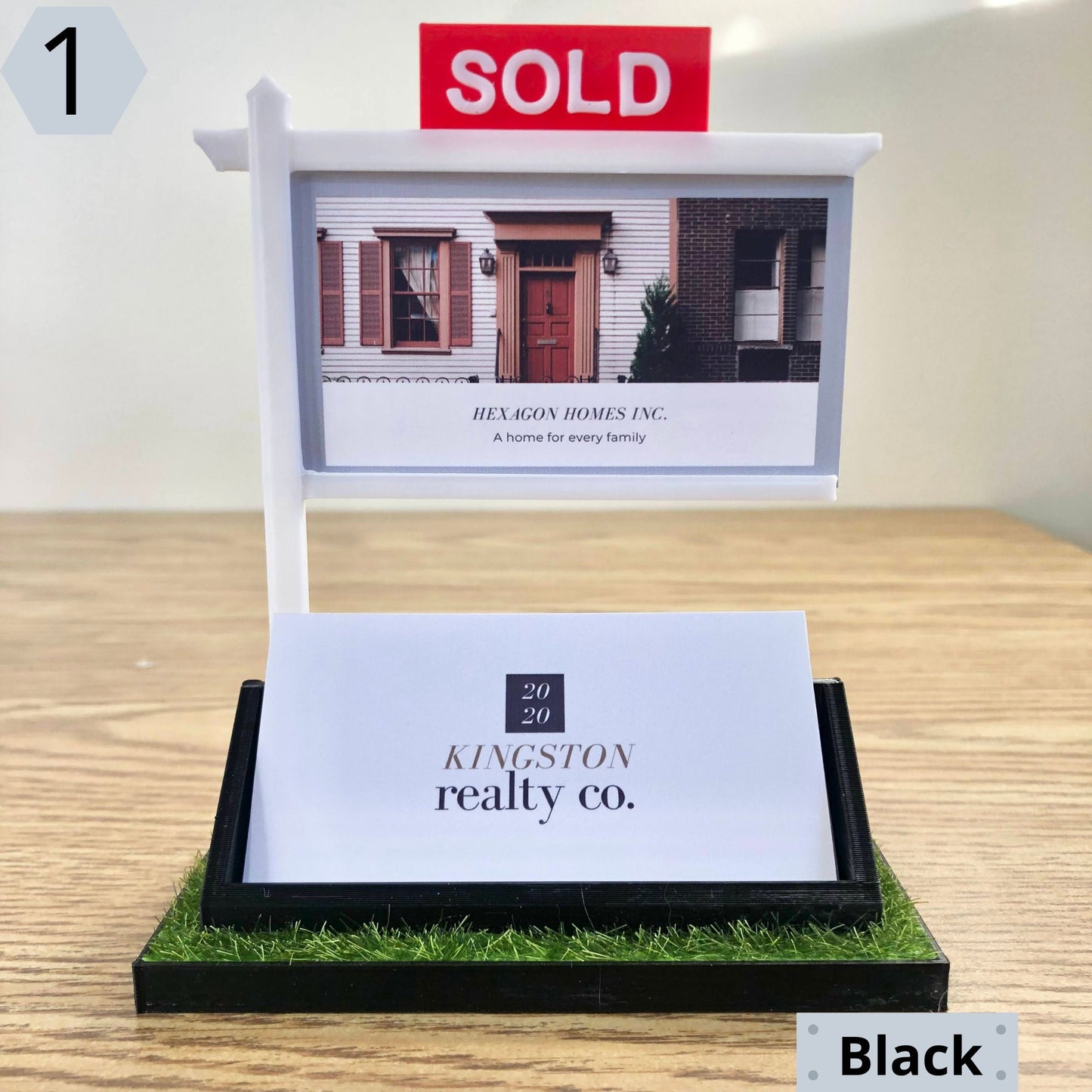 Real Estate Agent Business Card Holder