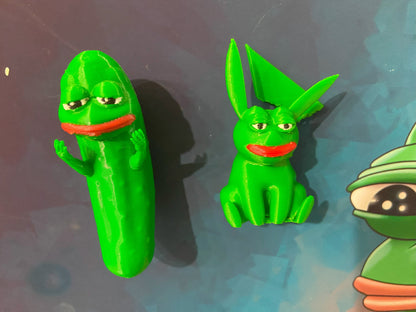 Pepe Magnets - Pepechu and Pickle Pepe!