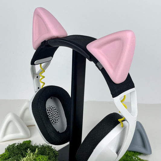 Cute Cat Ear Headphone Attachment | Cat Cosplay Ears | Gaming and Streaming Accessory