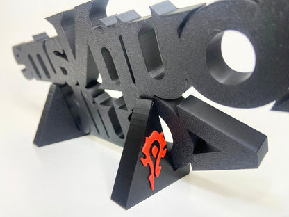 Custom World of Warcraft Nameplate