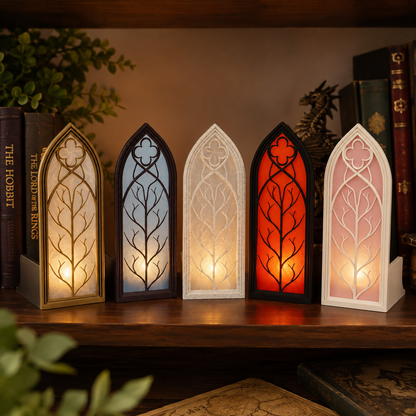Fantasy Elven Book Nook Lamp