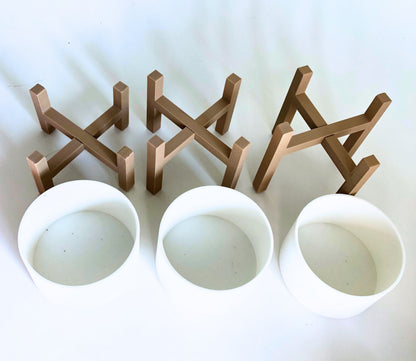 Minimalist Raised Planter Set of 3