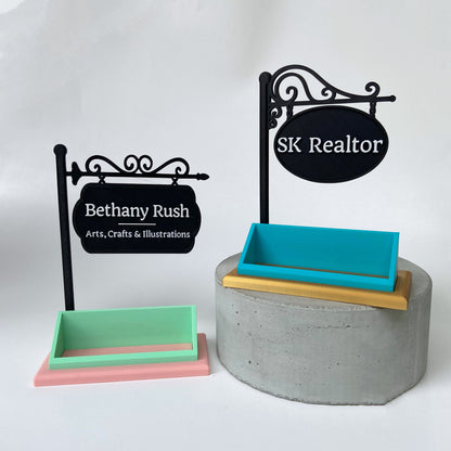 Custom Retro Styles Business Card Holder
