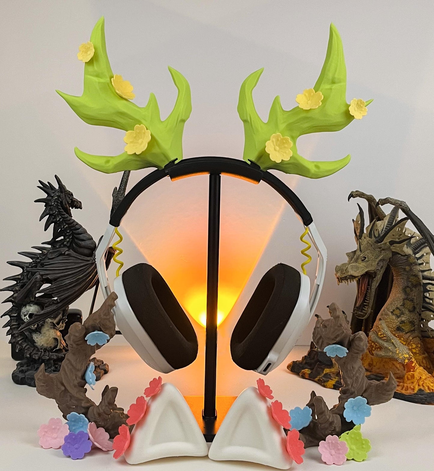 Flower Add-on for Headphone Attachments