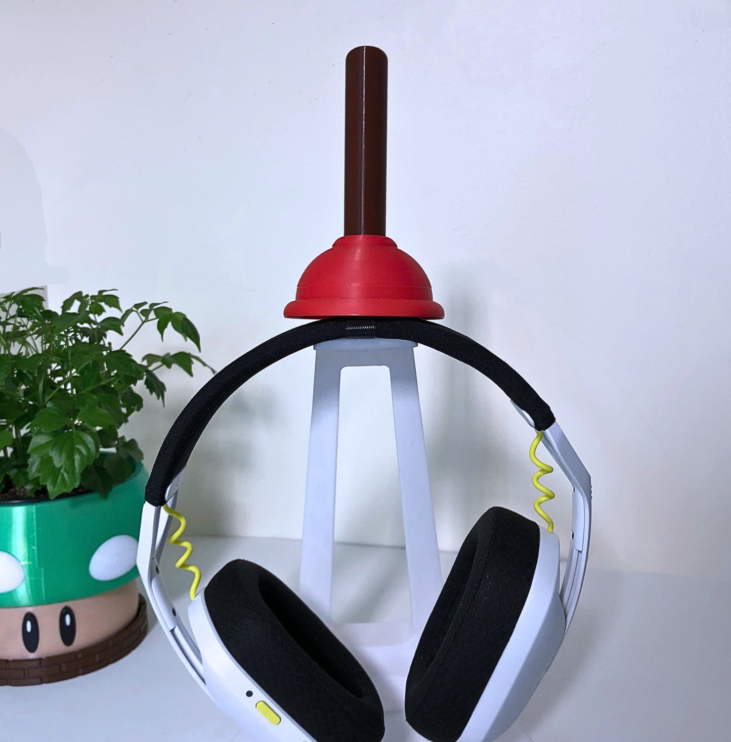 Plunger Headphone Attachment