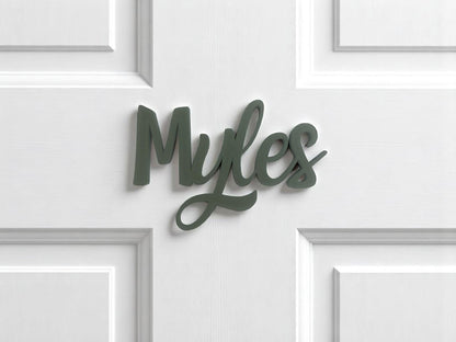 Personalized Name Door Sign