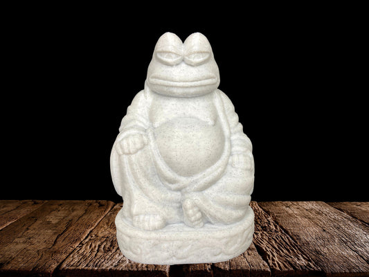 Pepe the Frog Buddha Statue – Zen Desk Decor