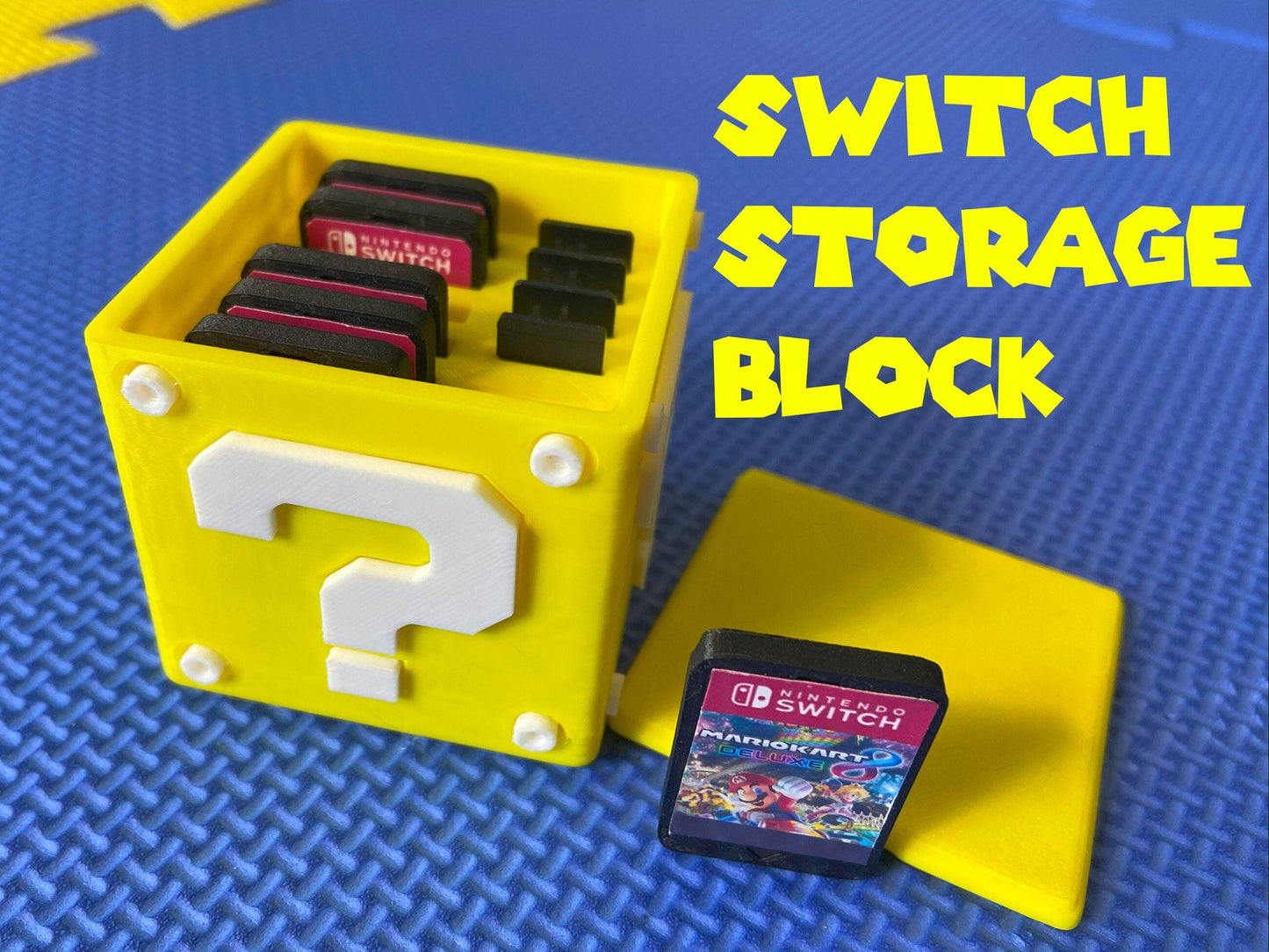 Question Block Switch Storage Cube - Micro SD Card Storage