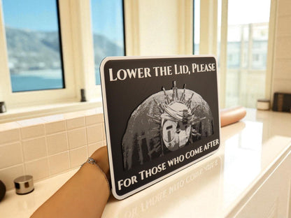 For Those Who Come After Bathroom Sign | Funny Bathroom Sign | Gamer Decor | Expedition 33 inspired