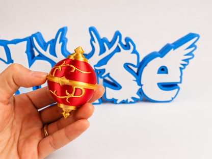Personalized Palworld-Inspired Name Sign with FREE Mini Pal Sphere