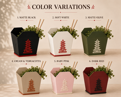 Chinese Takeout Planter