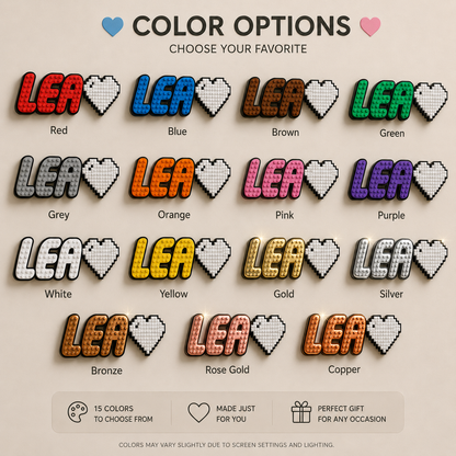 Customized Brick Toy Nameplate