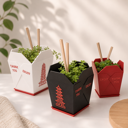 Chinese Takeout Planter