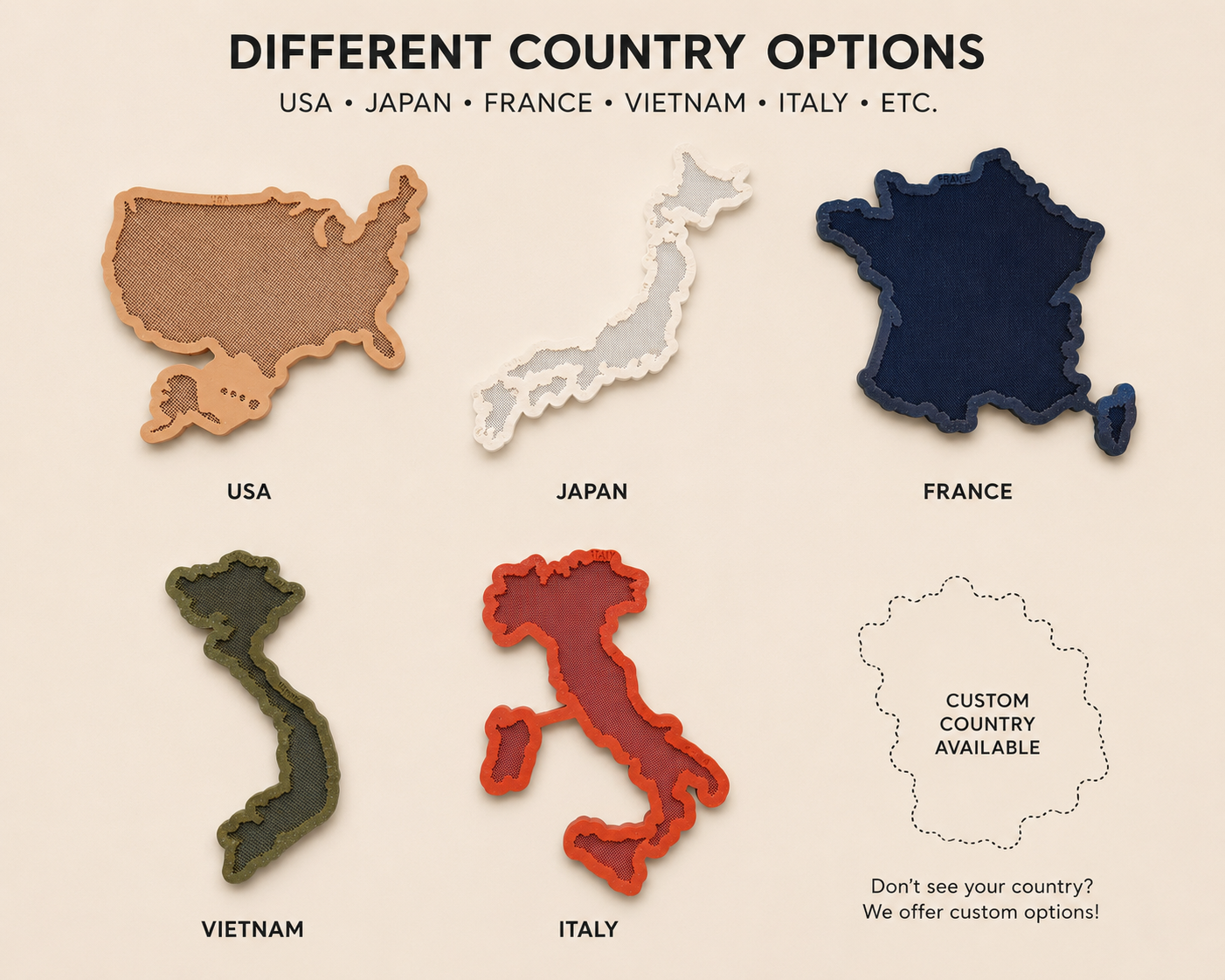 Country Travel Pin Display Board