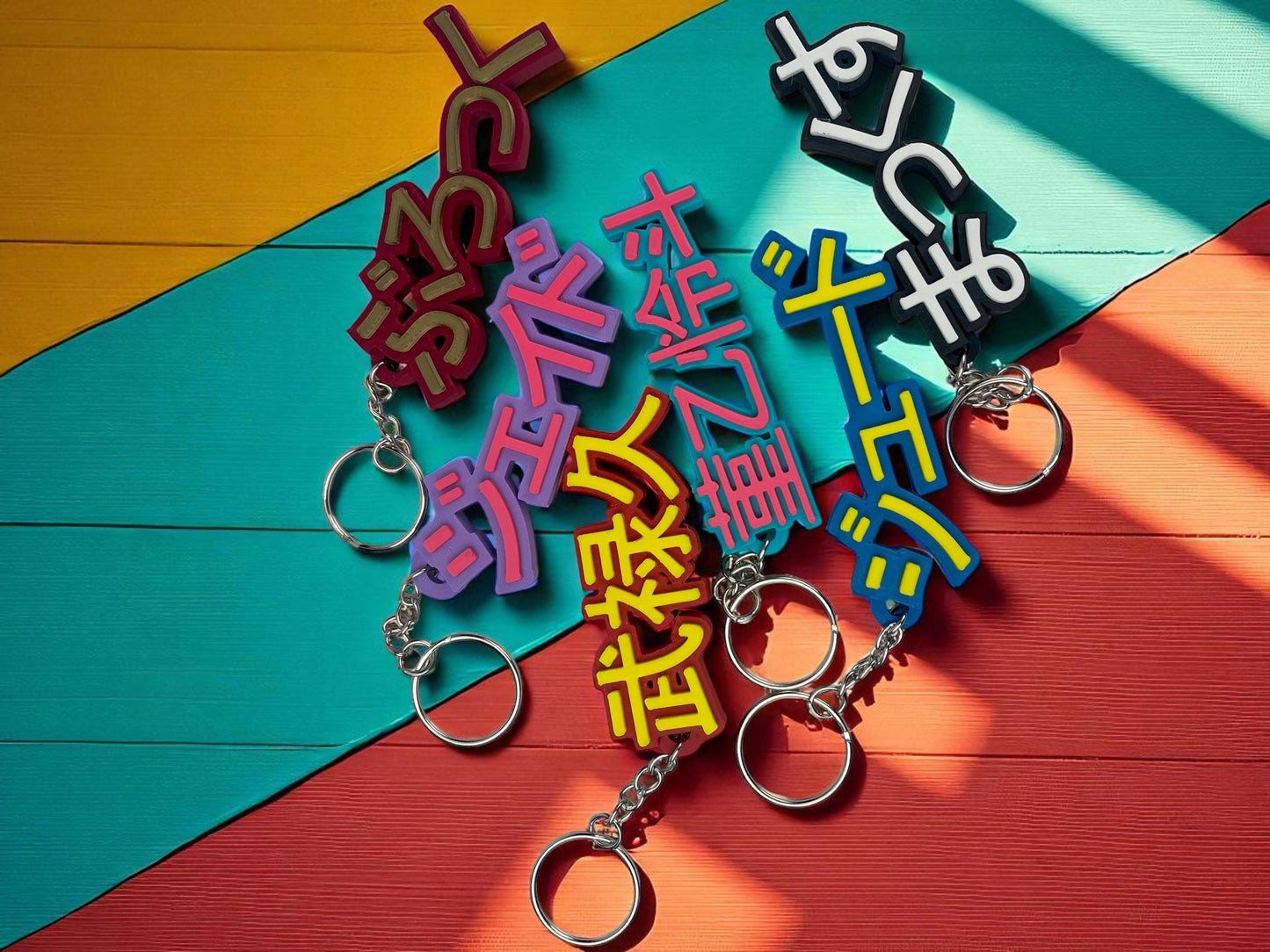 Personalized Japanese Keychain
