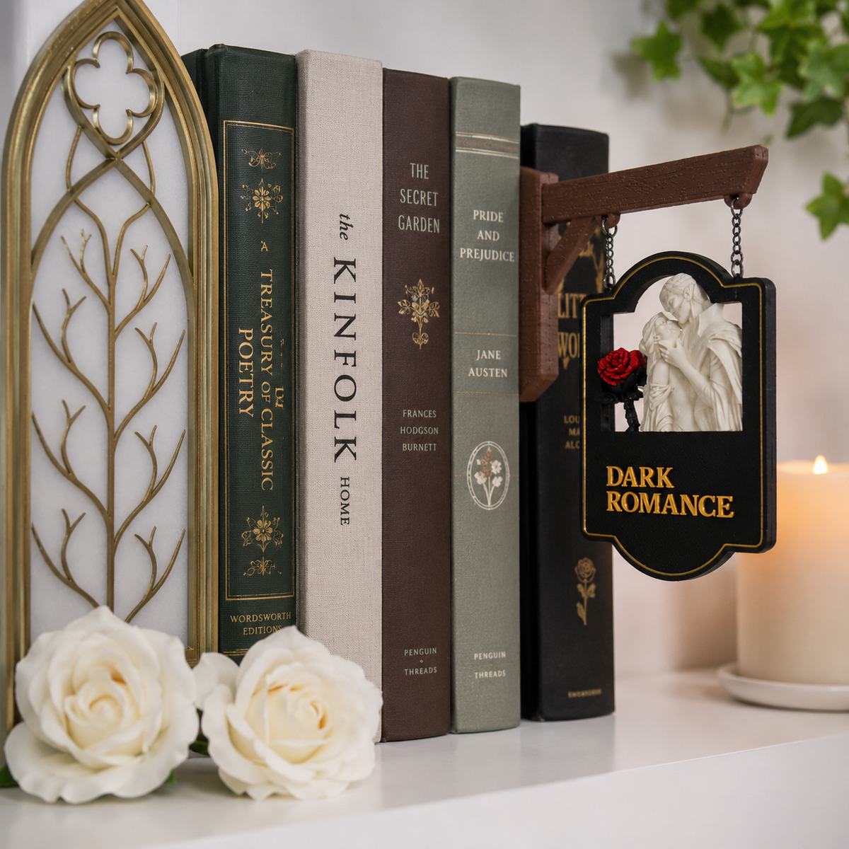 Tavern Sign Bookshelf Sign