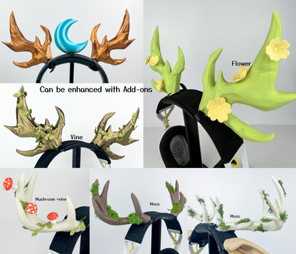 Druid Horns Headphone Attachment