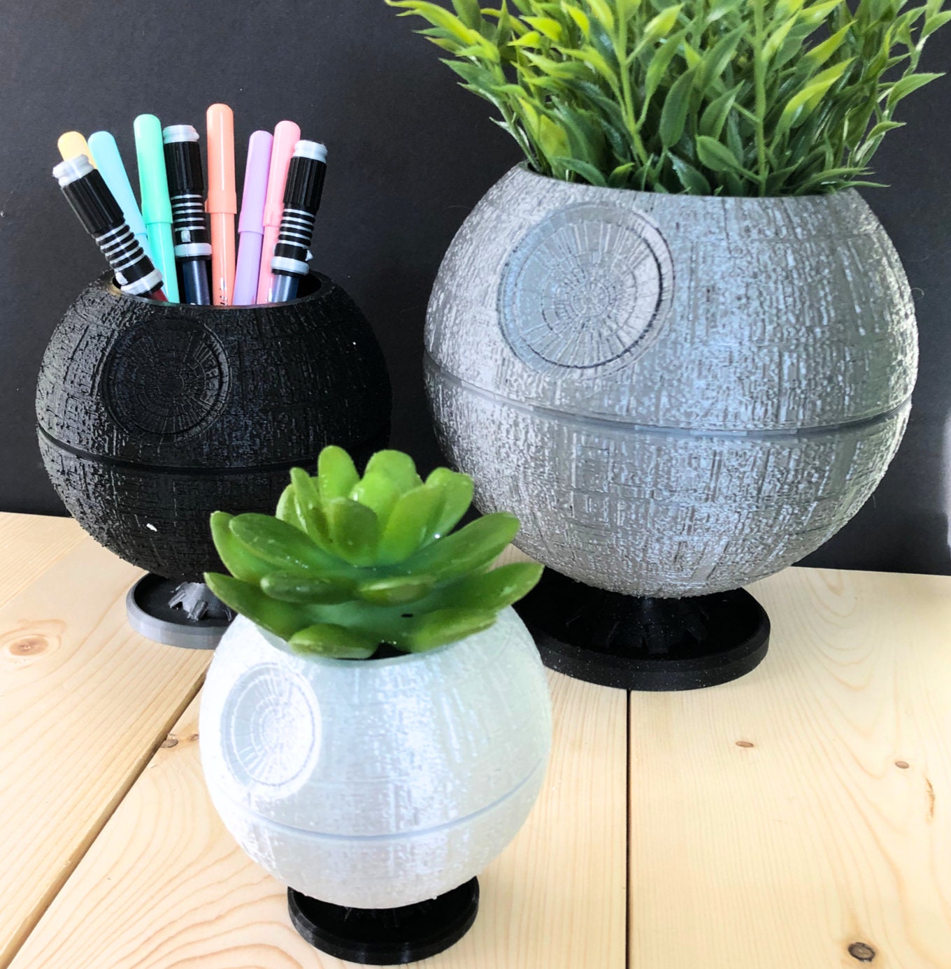 Death Star Planter or Pen Holder