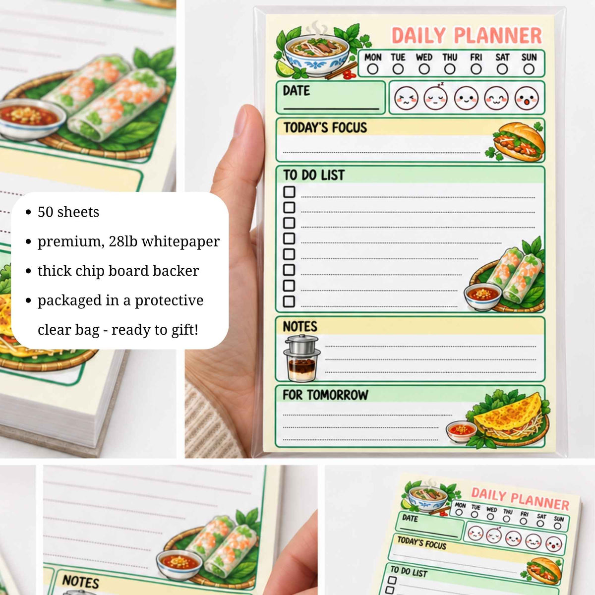 Vietnamese Food Planner Pad