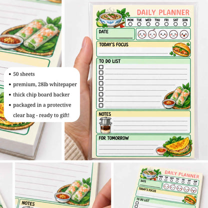 Vietnamese Food Planner Pad