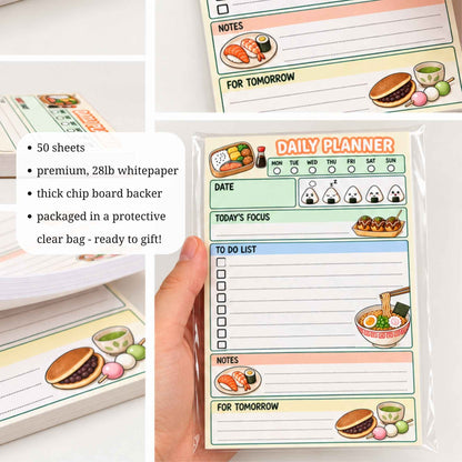 Japanese Food Planner Pad