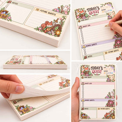 DnD Woodland Adventurers Planner Pad