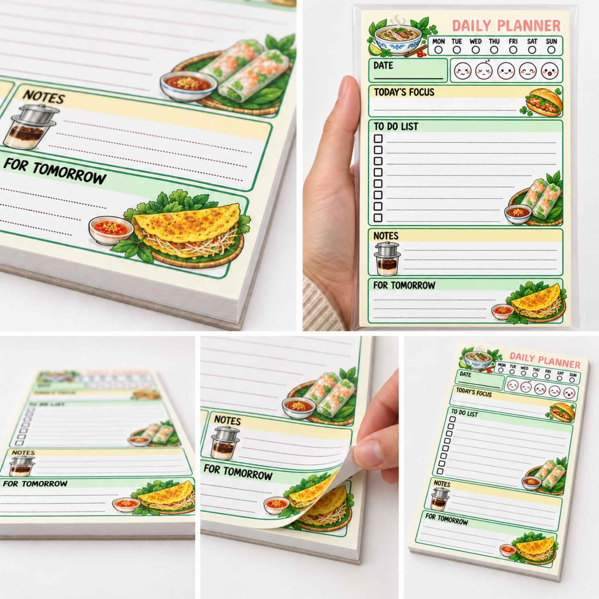 Vietnamese Food Planner Pad