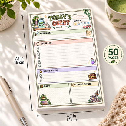 Cozy Gamer Planner Pad