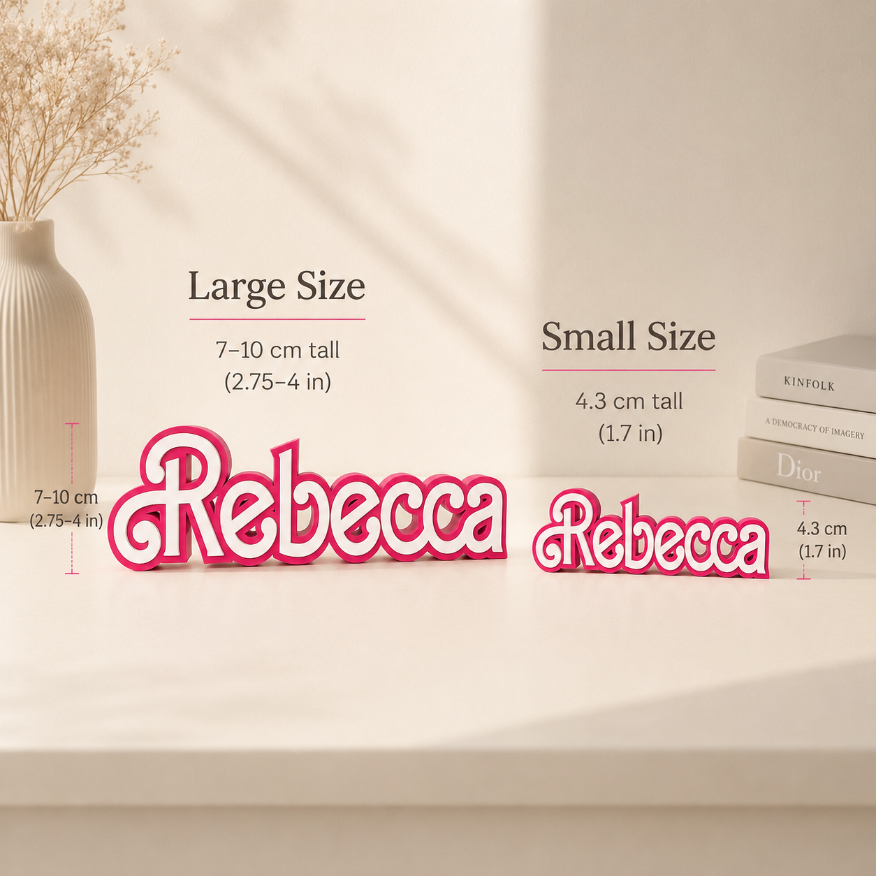 Custom Doll Style Nameplate