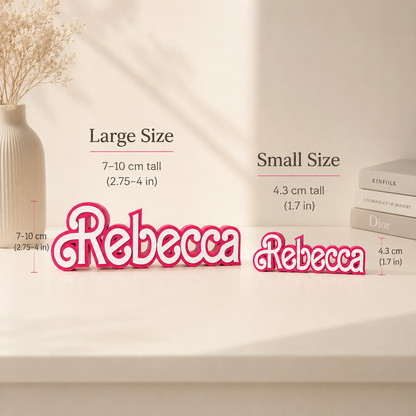 Custom Doll Style Nameplate