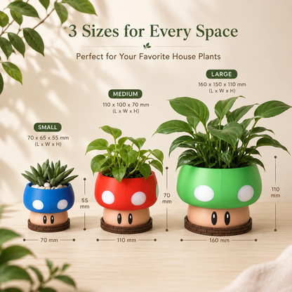 Mushroom Planter from Mario