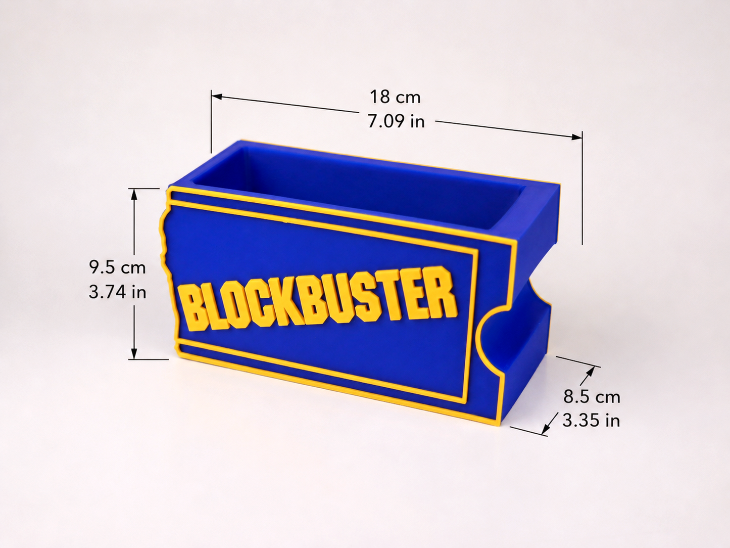 Blockbuster Inspired Remote Holder, 90s Nostalgia Gift, Retro Movie Room Decor, Home Theater Remote Organizer, Movie Night Decor