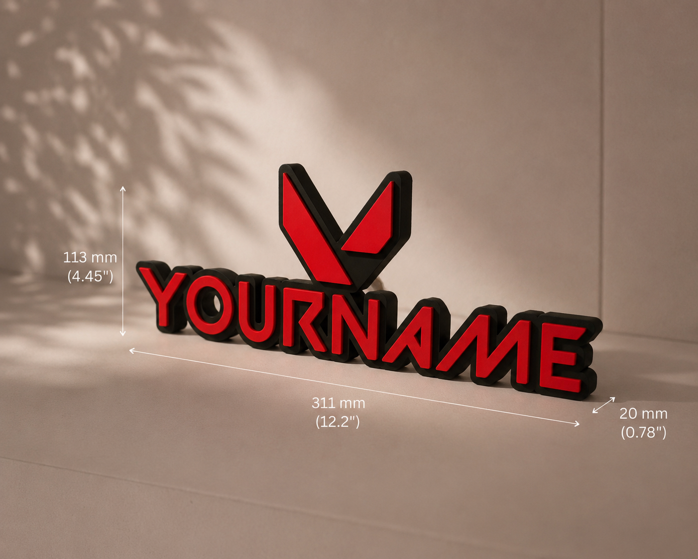 Custom Valorant Nameplate