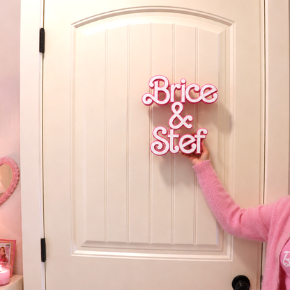 Custom Doll Style Nameplate