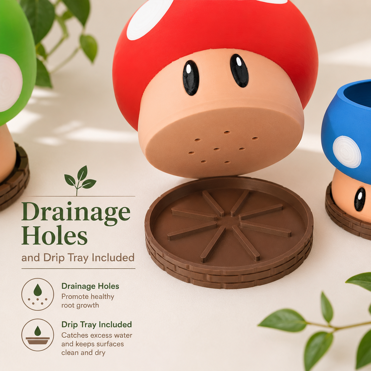 Mushroom Planter from Mario
