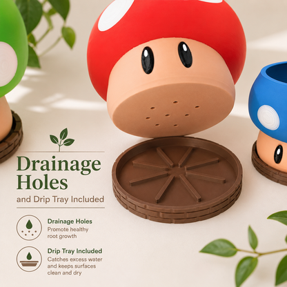 Mushroom Planter from Mario
