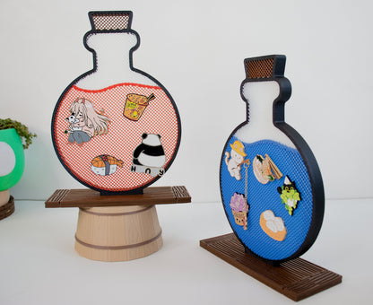 Potion Bottle Pin Display