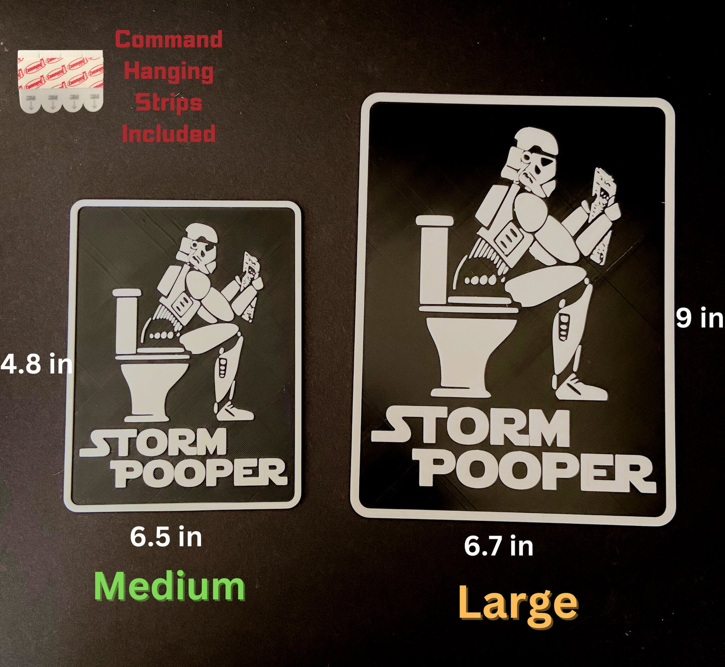 StormPooper Bathroom Sign