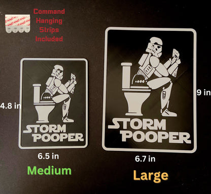 StormPooper Bathroom Sign