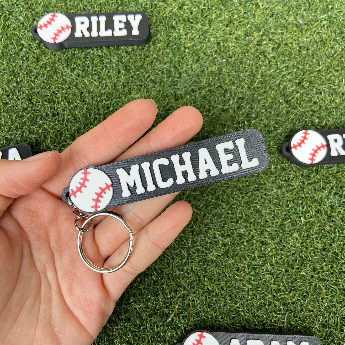 Baseball Custom Keychain
