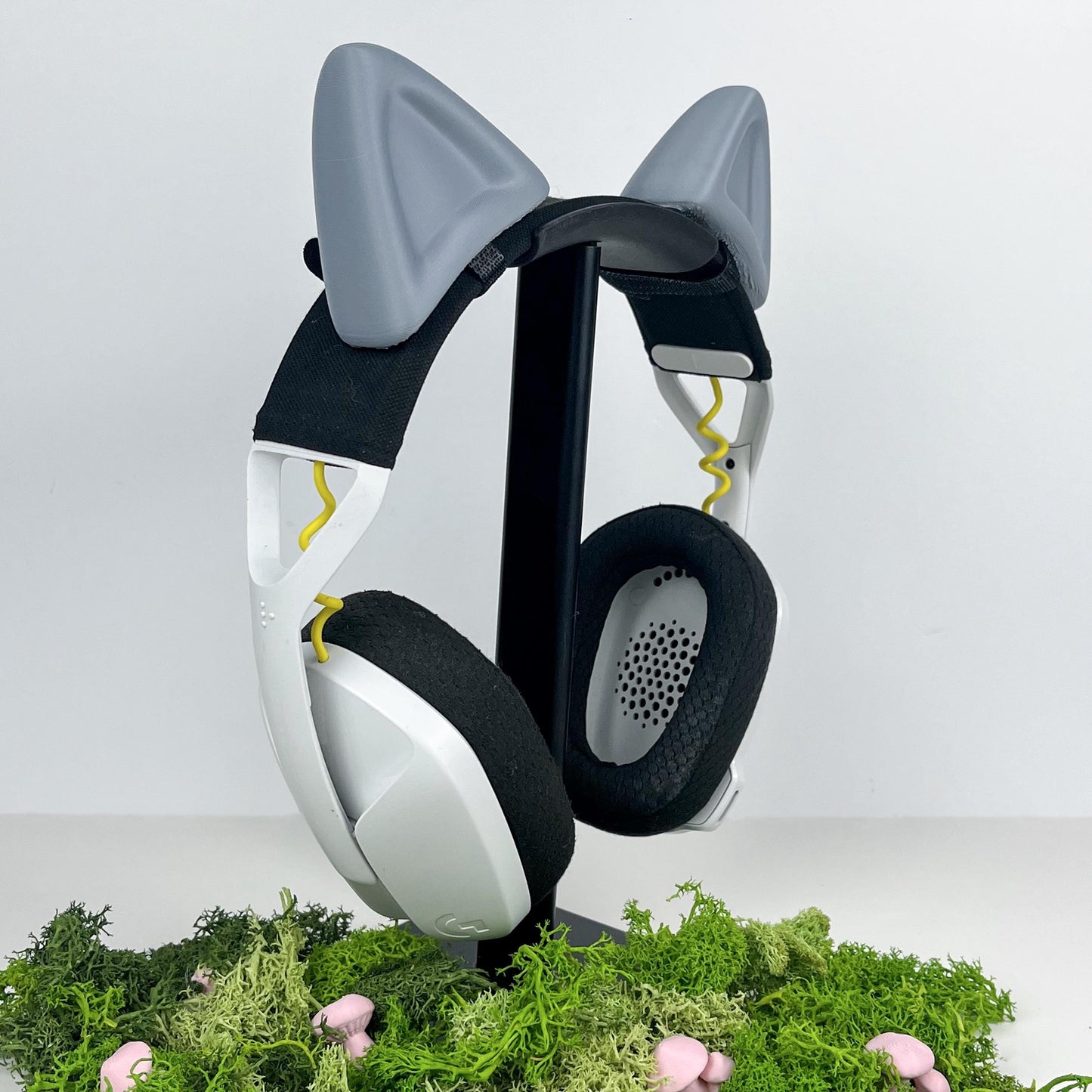 Cute Cat Ear Headphone Attachment | Cat Cosplay Ears | Gaming and Streaming Accessory