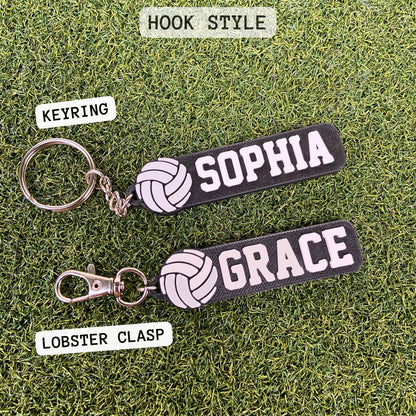Volleyball Custom Keychain