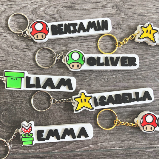 Mario Custom Keychain