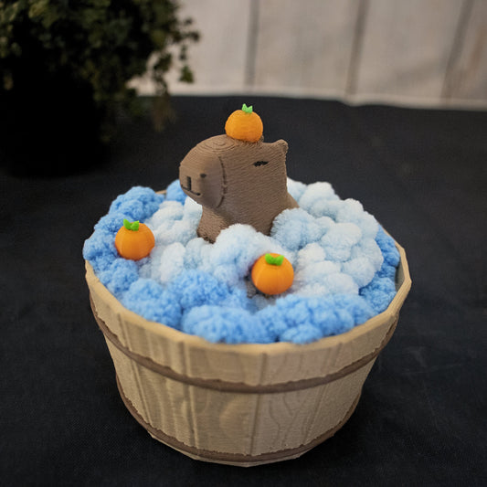 Capybara In Tub Coaster Set